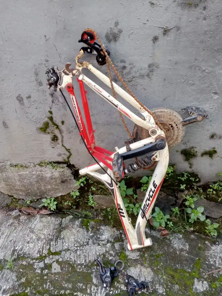 frame sepeda gunung 26 cat ORI win cycle