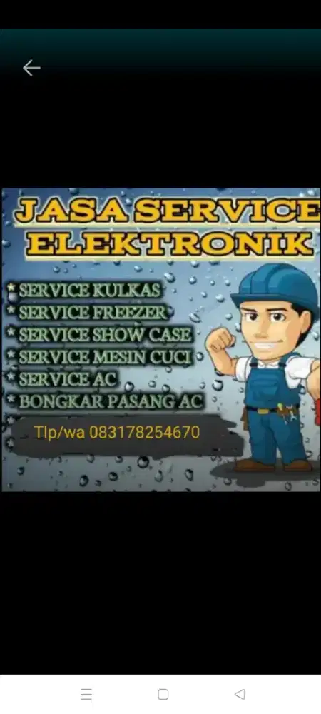 Melayani Service Kulkas , AC , Mesin Cuci Dll