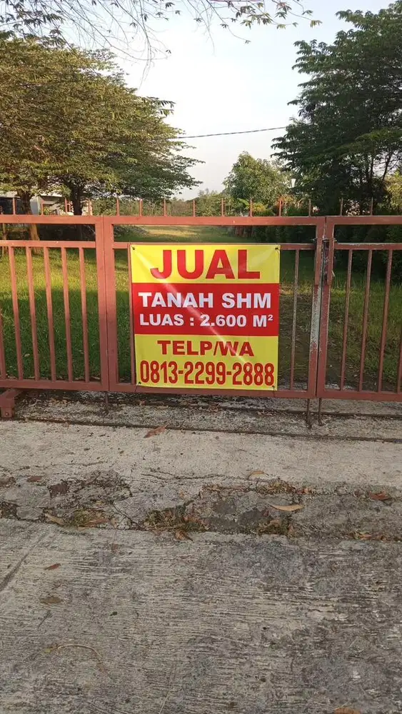 Di Jual Tanah dekat Masjid Merah Luas 2610