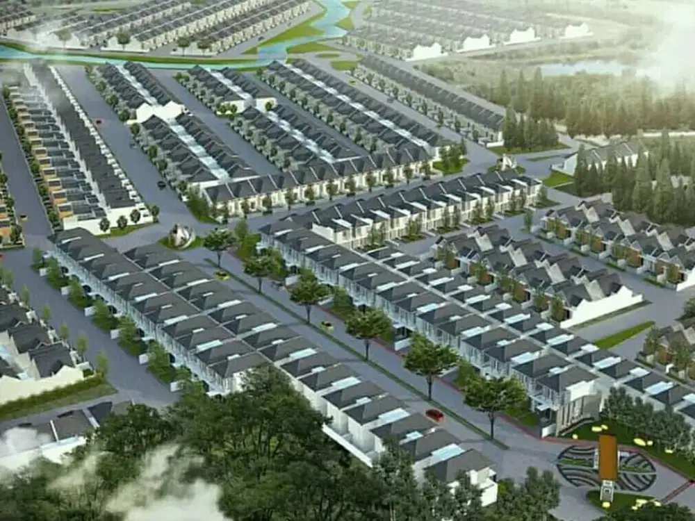 RUMAH BARU TIPE PRIMAVERA SUDAH RENOVASI BANGUNAN 2 LANTAI DI PERUMAHAN RICH VILLAGE