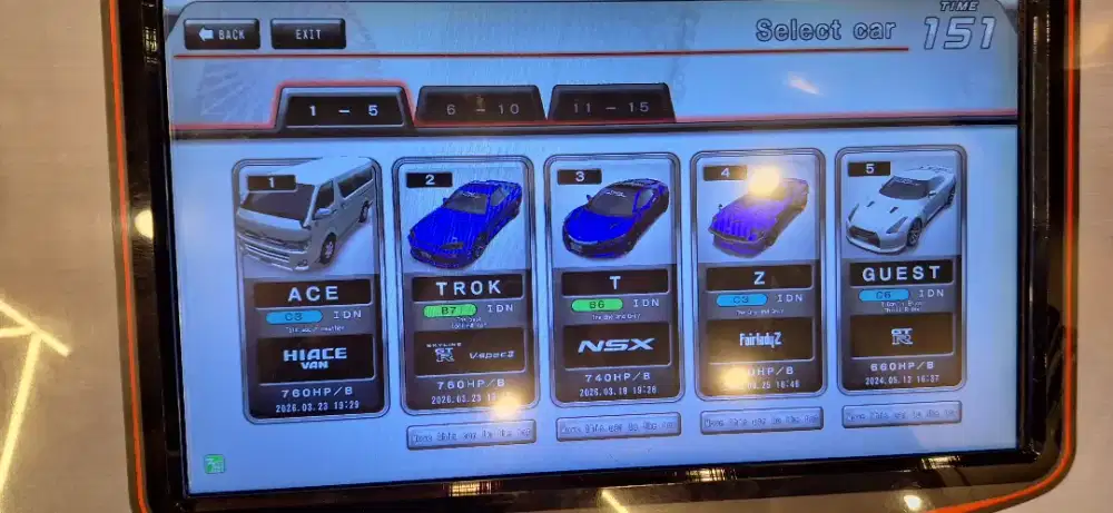 Bana card wangan MT