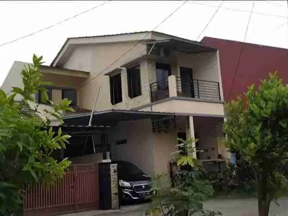 rumah murah 2 lantai siap huni, semi furnished, bebas banjir, cluster di graha kalimas, tambun selatan, bekasi