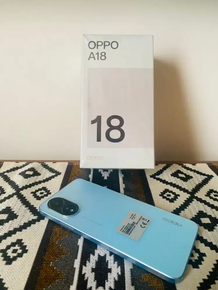 Hp Mulus OPPO A18 Komplit BOX Charger ORI