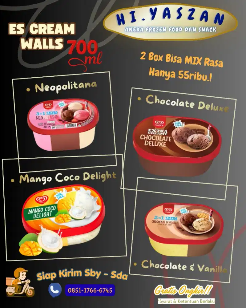 Es cream walls 700ml