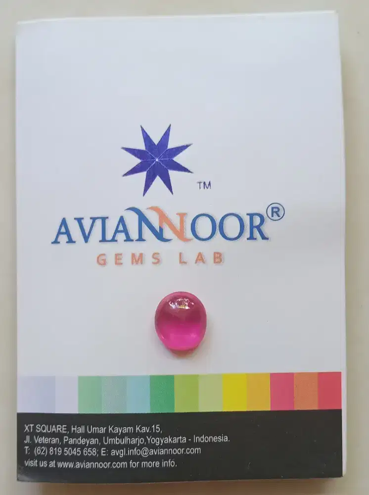 Safir Pink Sintetis