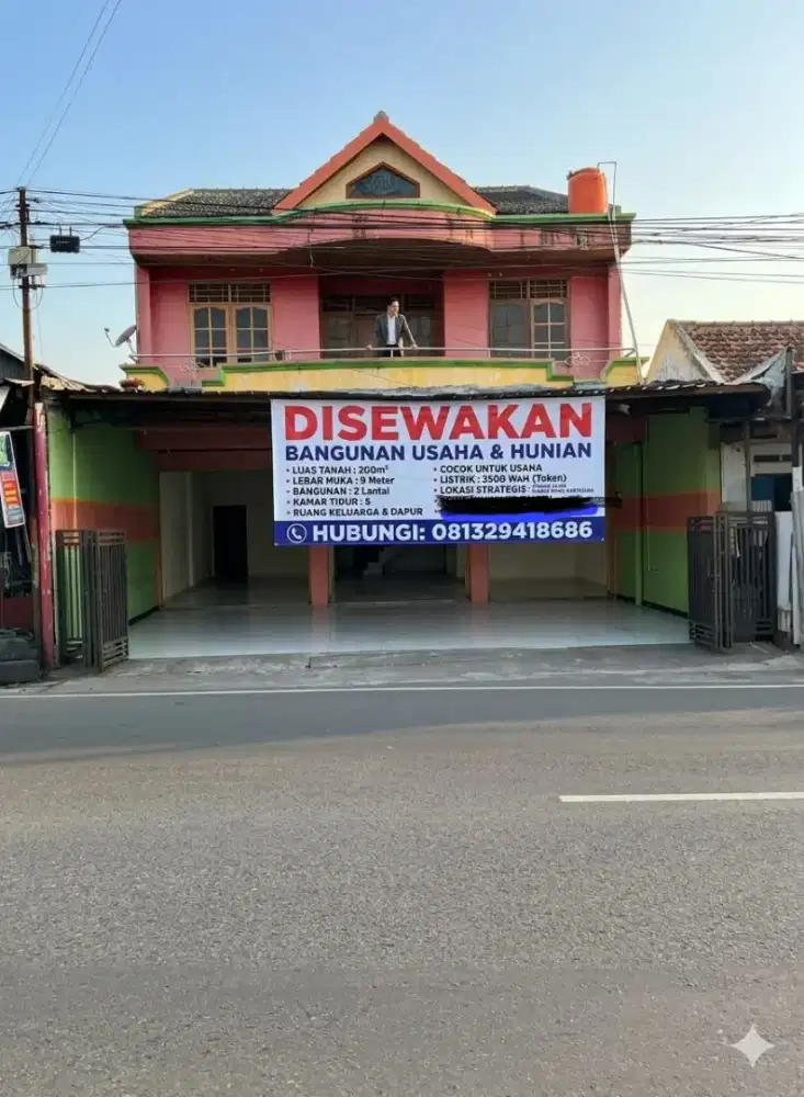 Ruko 2 lantai lokasi strategis
