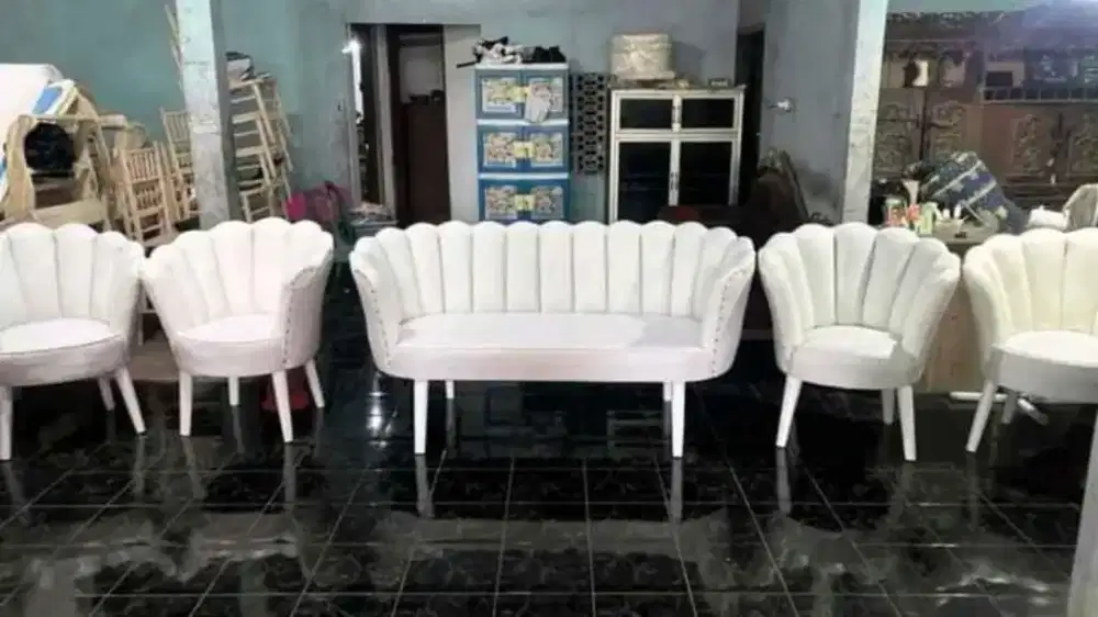 Sofa pelaminan kerang 21111 murah