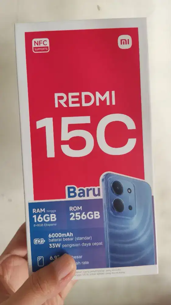 HP XIOMI REDMI 15C Ram 16 / 256 Like New