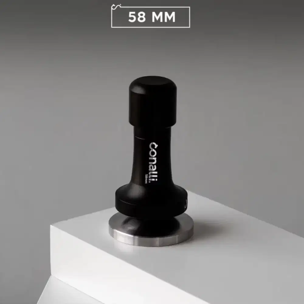 Coffee click tamper 58mm black