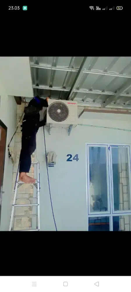 Jasa servis AC kulkas mesin cuci kompa air dll bergaransi
