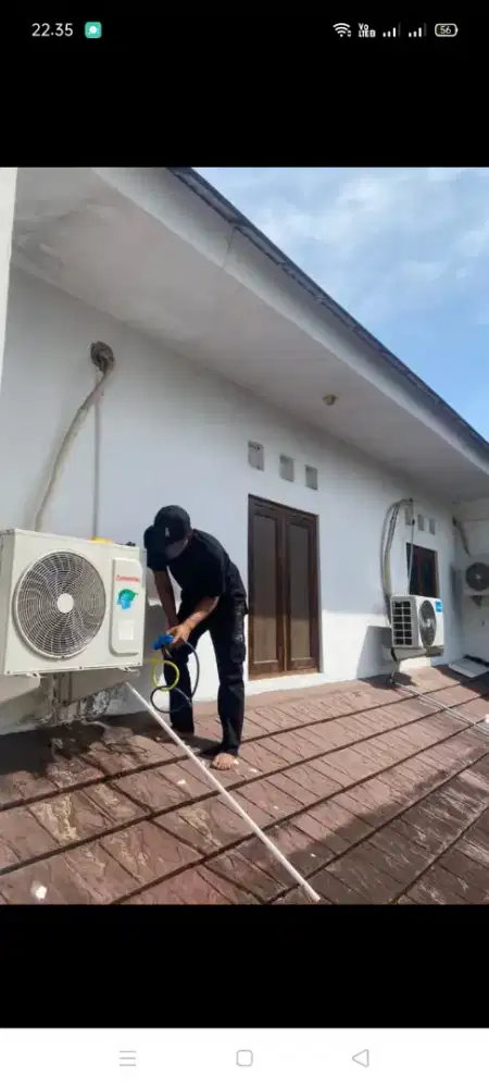 Jasa servis AC kulkas mesin cuci kompa air dll bergaransi