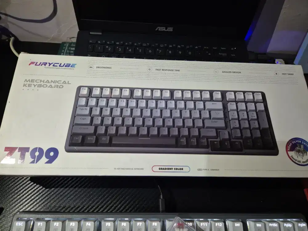JUAL KEYBOARD ZIFRIEND NOAH SILVER SWITCH