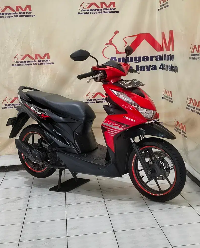 Ready Honda Beat CBS tahun 2022 warna Merah