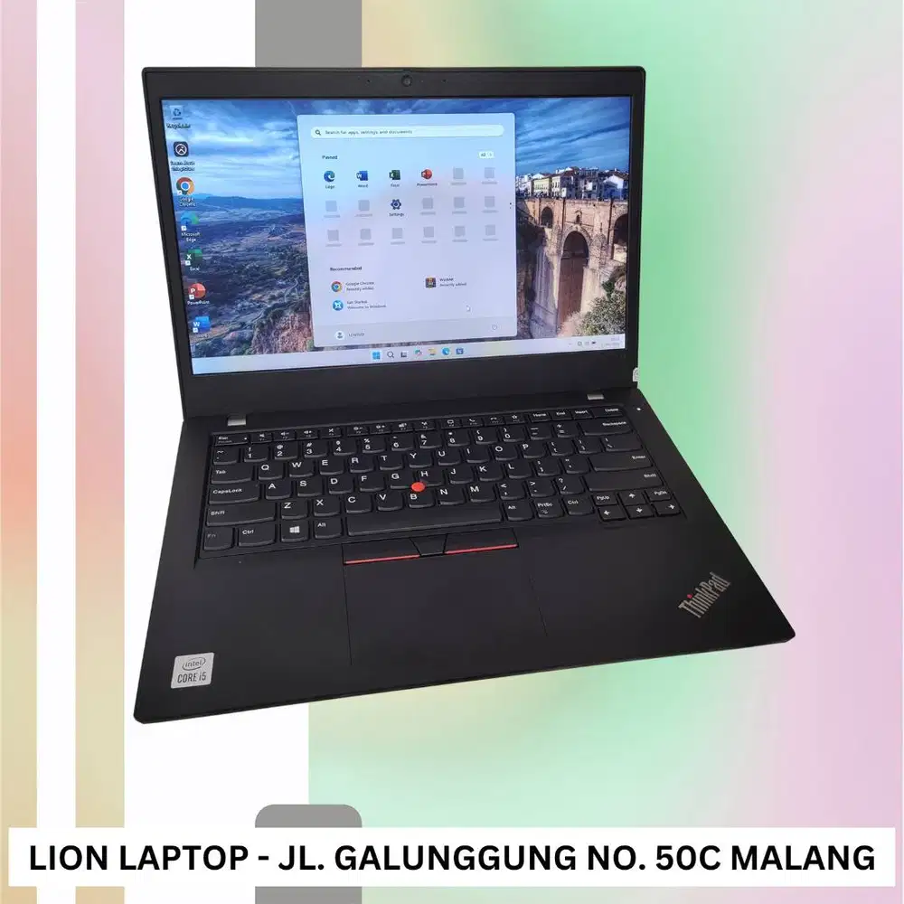 i5 Gen 10 Murah RAM 8GB SSD 256GB Lenovo Thinkpad L14 [29|05]