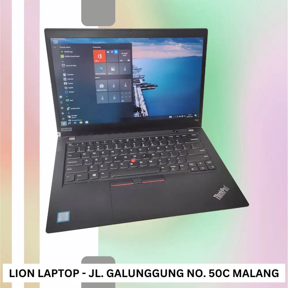 Double VGA NVIDIA Core i5 8/256 Slim Lenovo Thinkpad T490 [29|05]