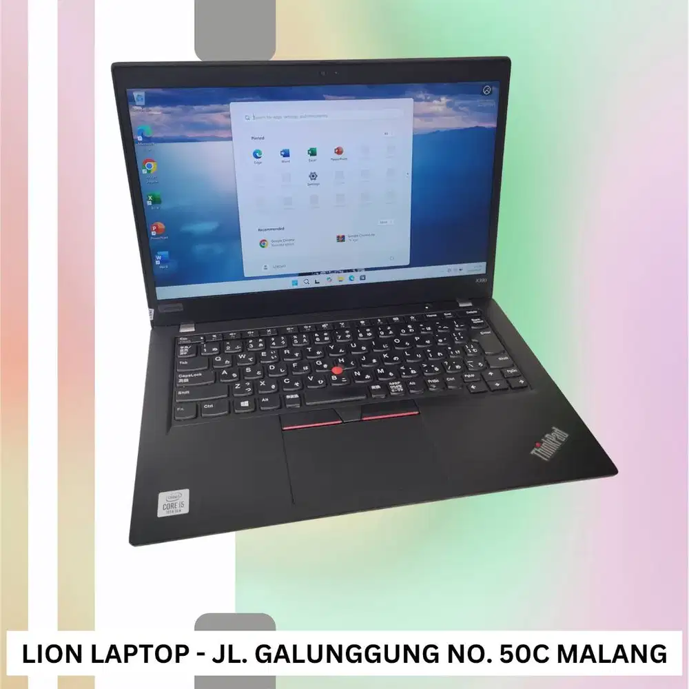 i5 GEN 10 Murah RAM 8GB Lenovo Thinkpad X390 [29|05]