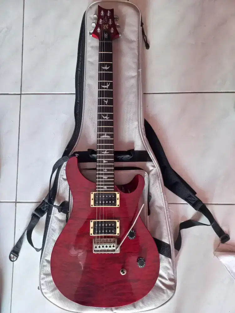 Gitar merk PRS SE custom 24 edisi 25th anniversary asli original MIK
