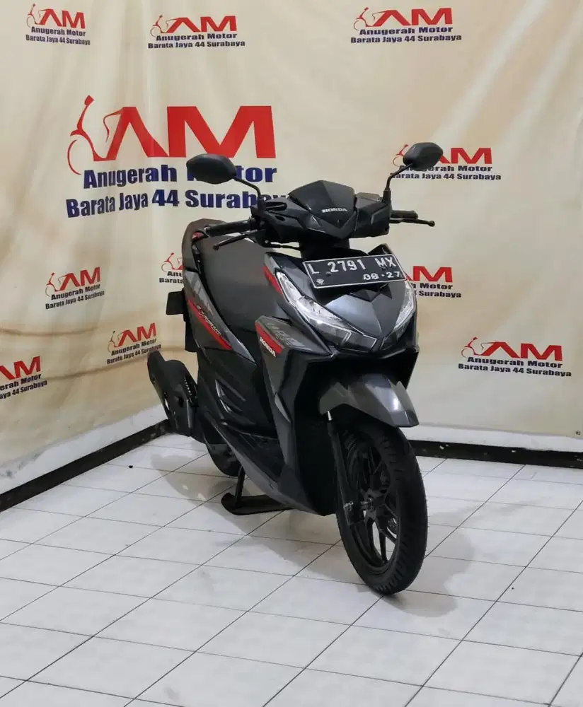 Ready Honda Vario 125 CBS tahun 2017 hitam glossy