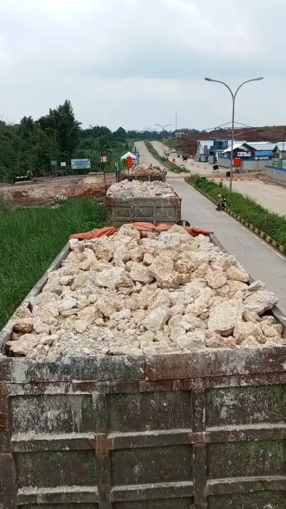 Pasir pasang Batu belah sirdam limestone abu batu pasir cor