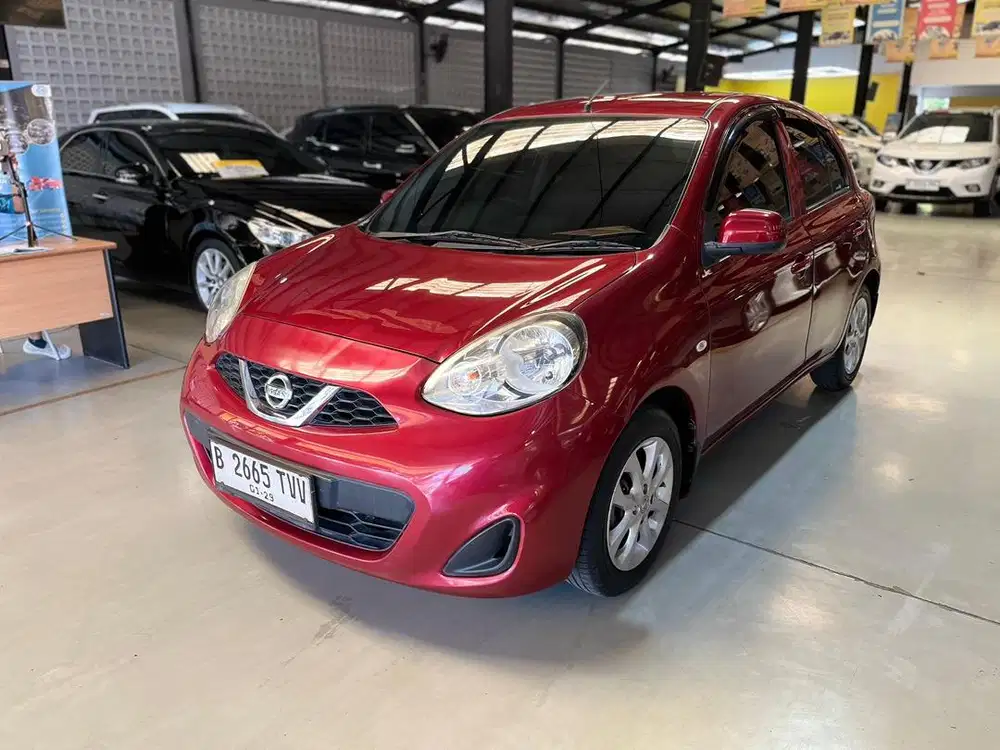 LOW KM NISSAN MARCH 1.2 L AT 2017 MERAH ISTIMEWA