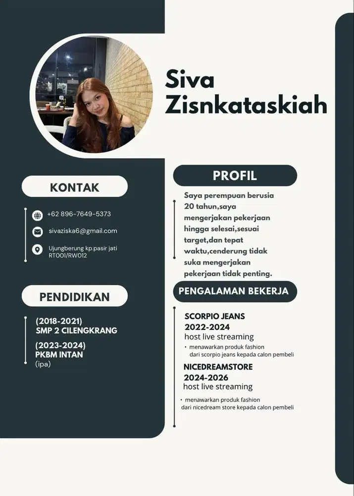 CARI LOKER HOST LIVE PENGALAMAN 3-4tahun