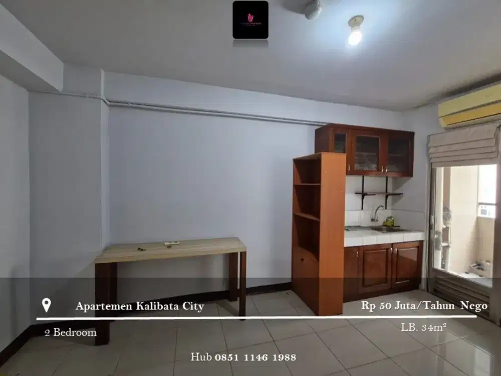 Disewakan Apartement Kalibata City Low Floor 2BR FF