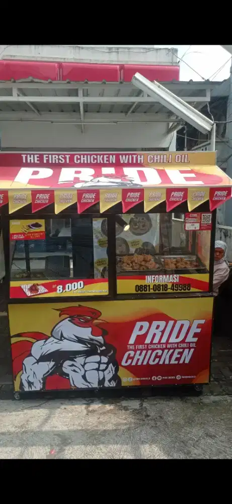 booth pride chicken