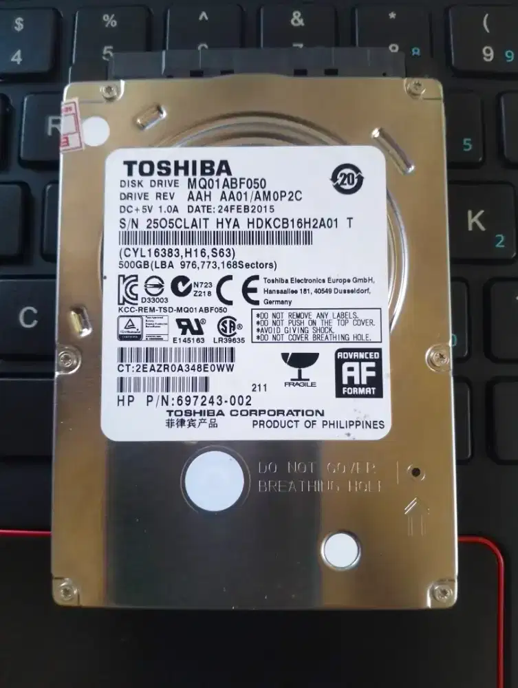 HDD 500GB Toshiba