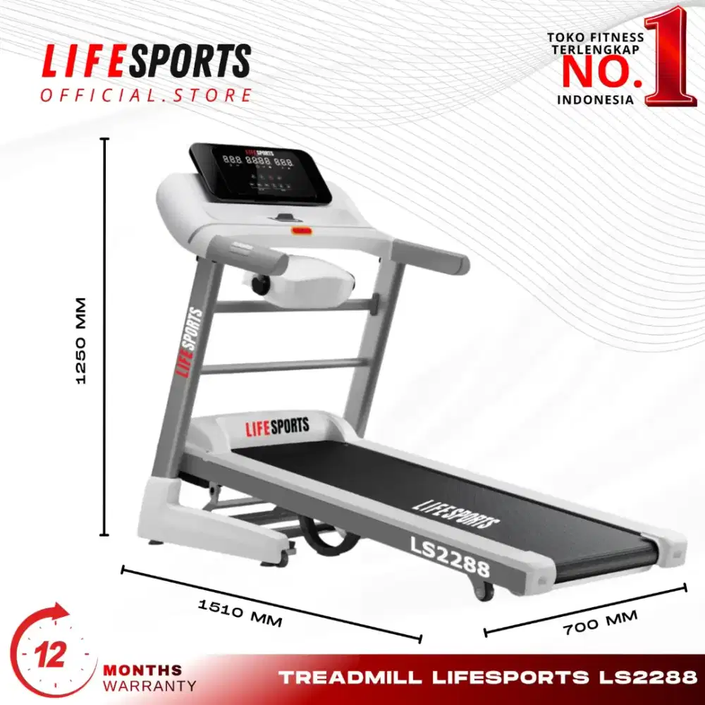 Treadmill Elektrik LIFESPORTS LS2288