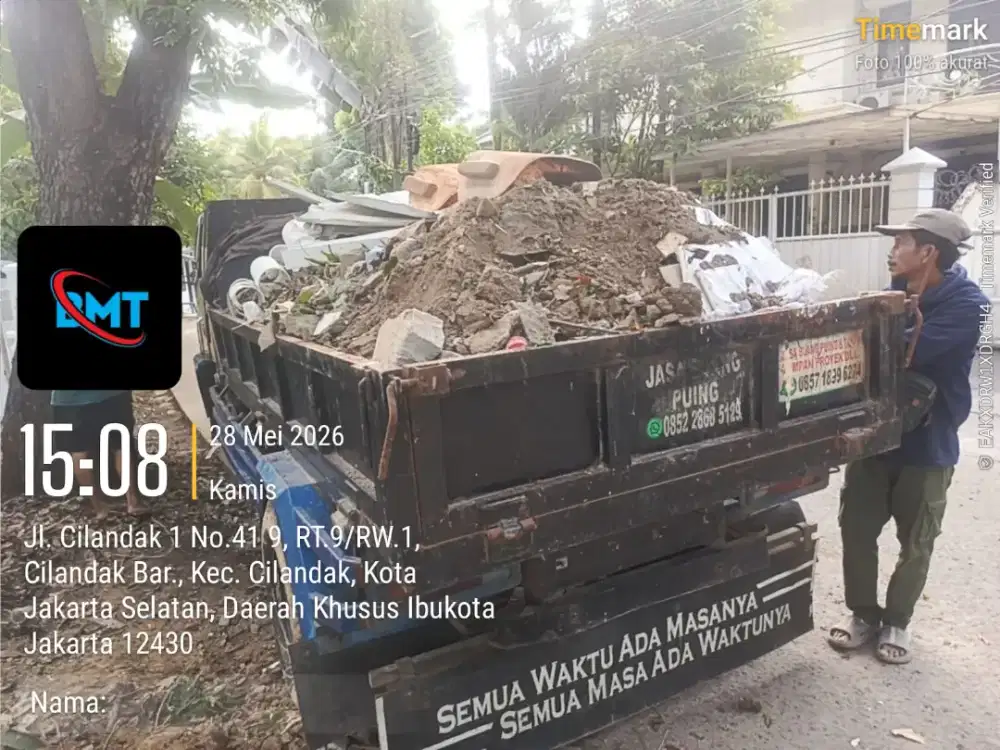 Jasa buang puing dan angkut sampah proyek