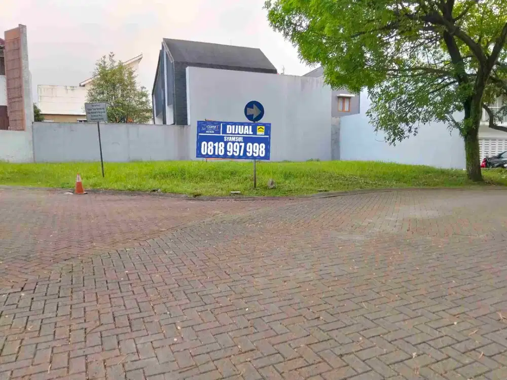 Dijual Kavling Huk Kebayoran Residence Bintaro Jaya sektor 7