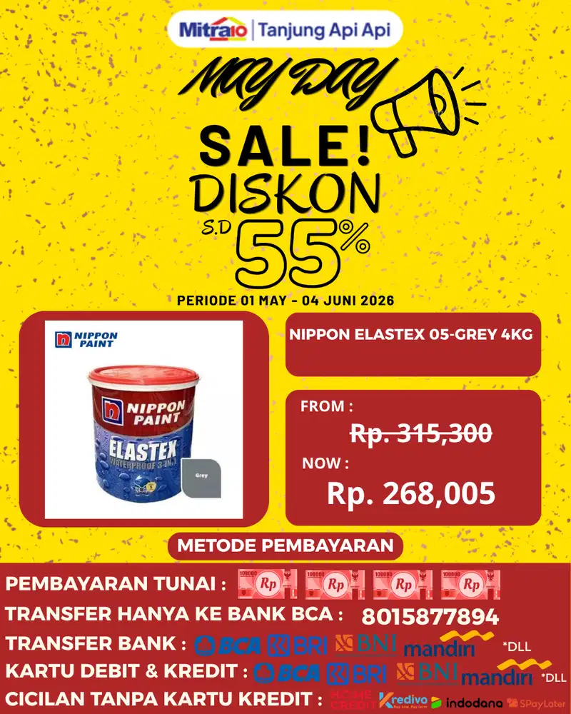 NIPPON ELASTEX 05-GREY 4KG