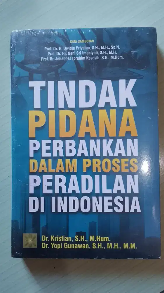 Di jual buku Tindak pidana Perbankan Dalam proses di Peradilan