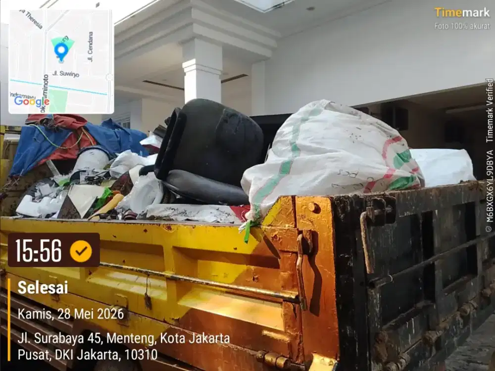 Jasa buang puing dan buang sampah