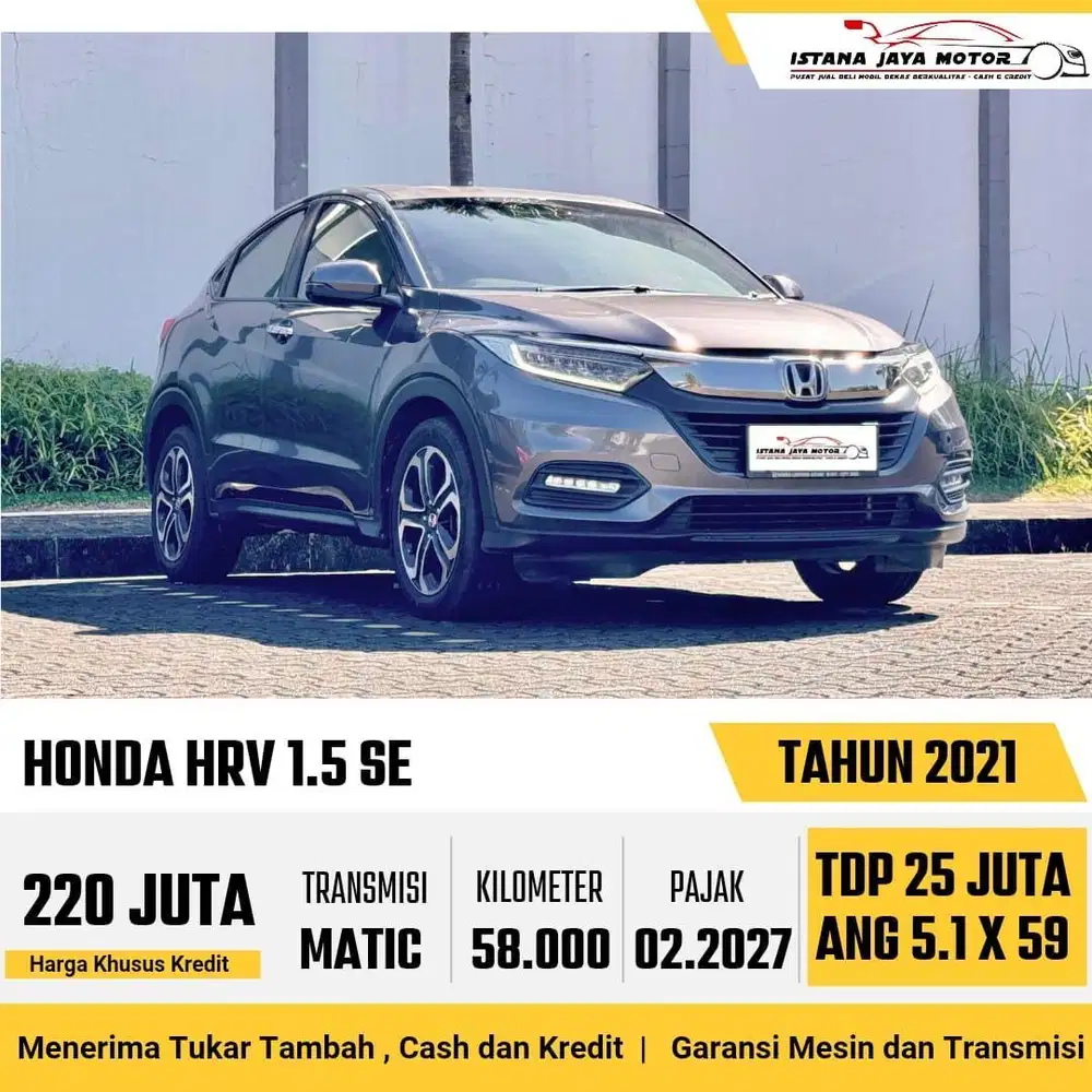 LOW KM !! Honda HR-V SE 1.5 Automatic 2021
