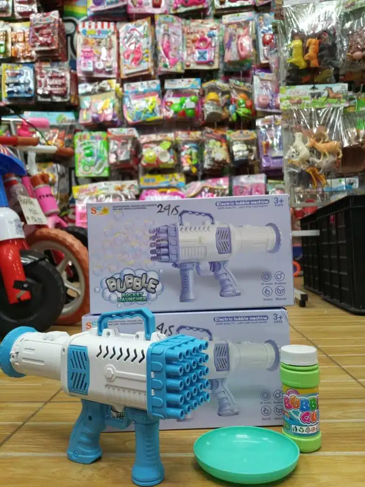 mainan anak bubble rocket