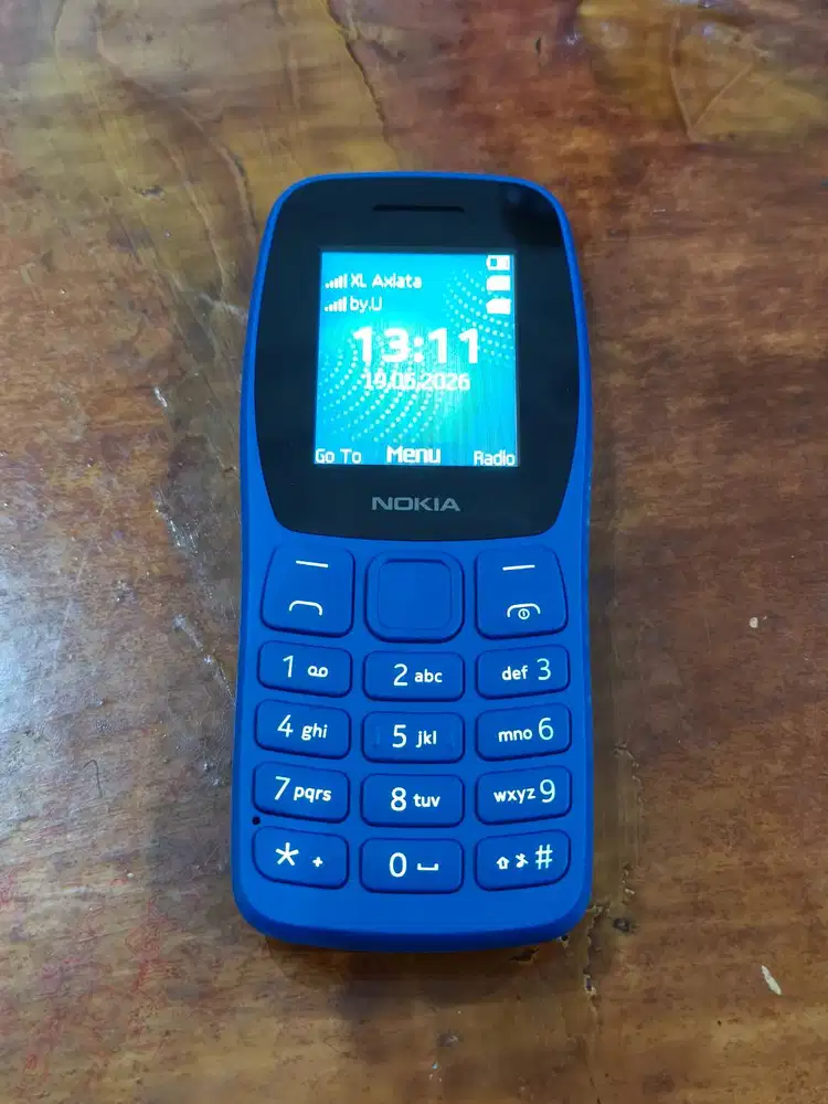 Nokia 105 2022 Warna Blue Dual SIM Fullset Second Original Gan