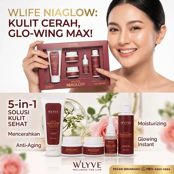 WLIVE NIAGLOW Skincare 5 in 1