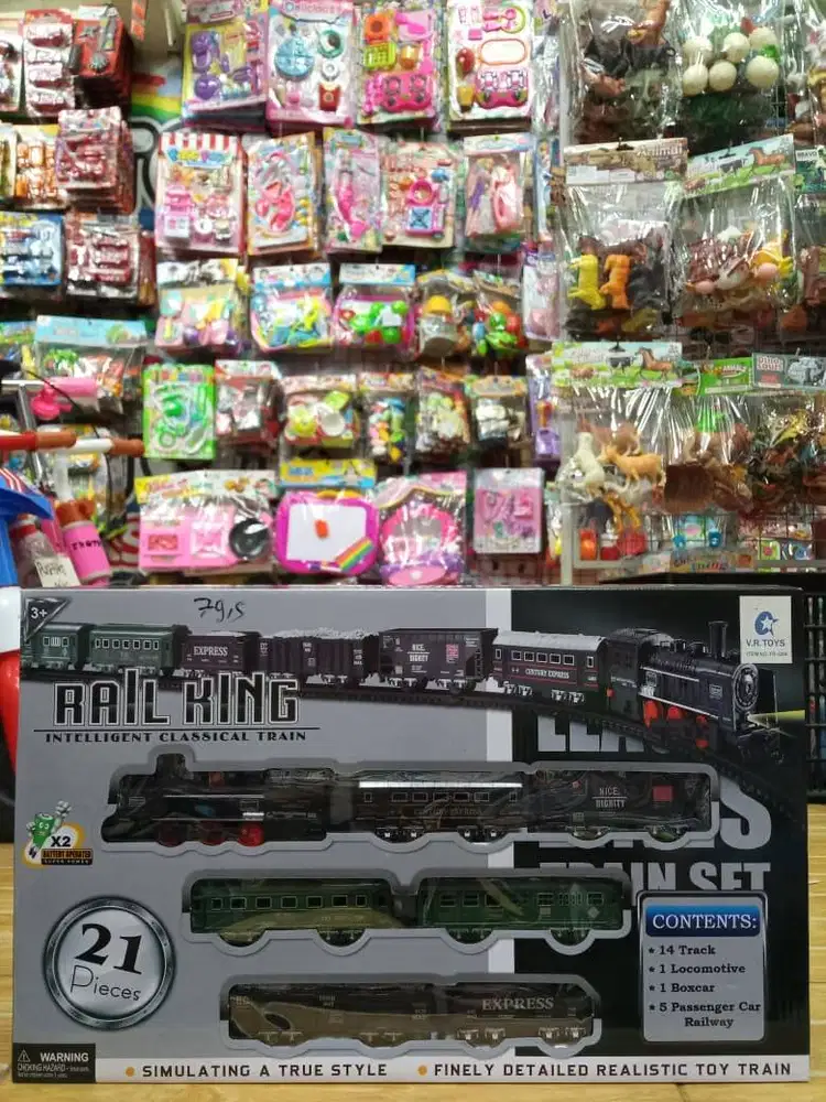 mainan anak kereta rell railking baterai