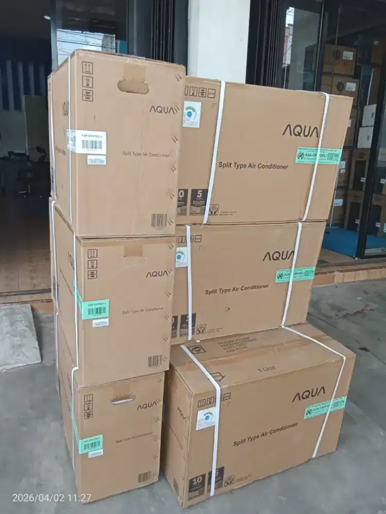 AC Aqua 1/2 PK baru