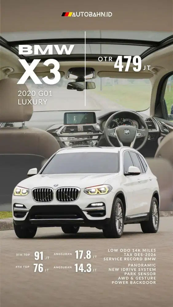 BMW X3 xDrive20i Luxury G01 2020