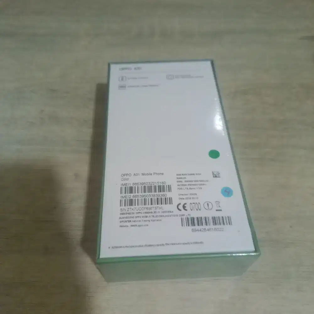 Oppo a31 dapat hadiah masih segelan memori. 8/256