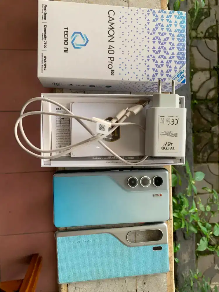 Tecno Camon 40 Pro 8/256 Galcier White Full Set Original