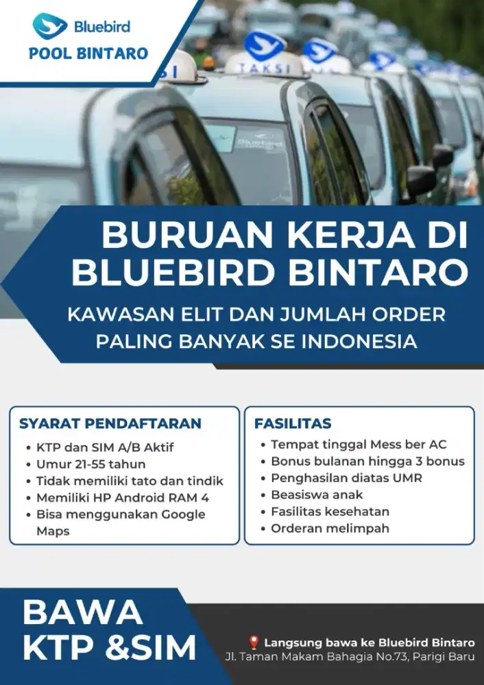 LOWONGAN KERJA DRIVER