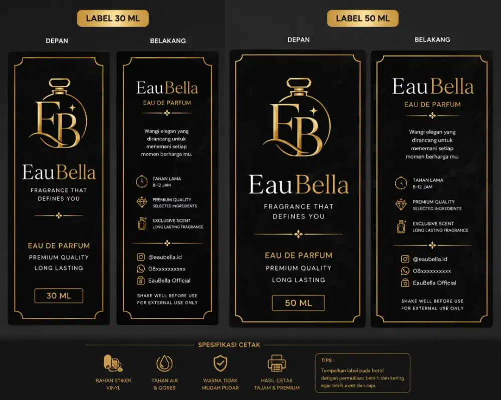 RESELLER EAUBELLA PARFUM