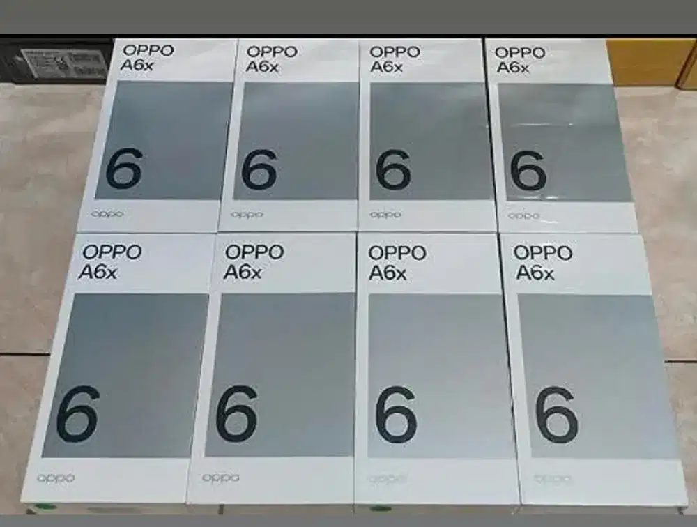 Oppo A6X new garansi resmi 6/256gb