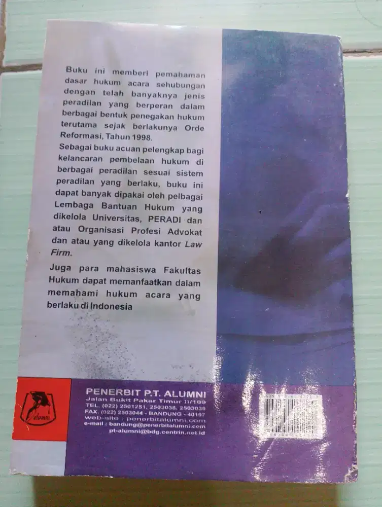 Dijual buku ajar Klinis Hukum dalam sistem hukum peradilan