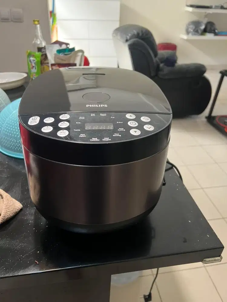 Philips Digital Rice Cooker HD4515/92 – 1.8LWarna Black / Hitam