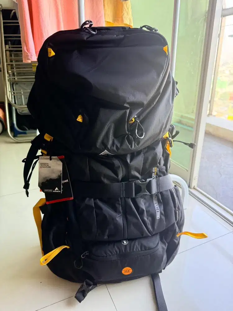 carrier tas backpack eiger excelsior 65L BARU Resmi tidak jadi pakai