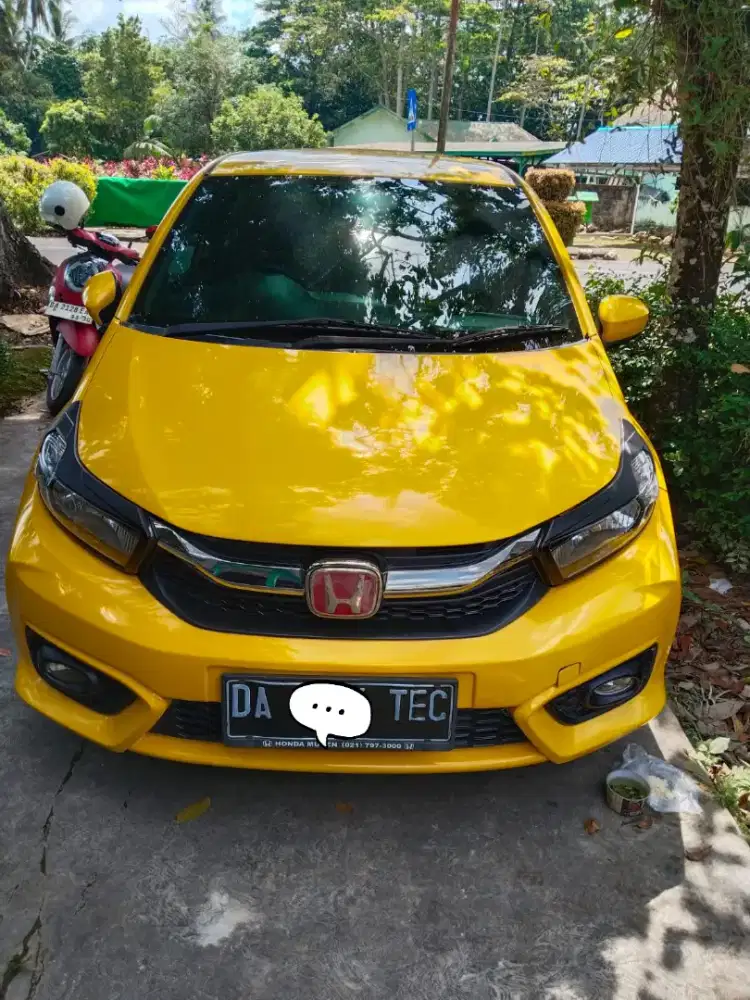 DI JUAL HONDA Brio tahun 2020 warna kuning Low kilometer  istemewa